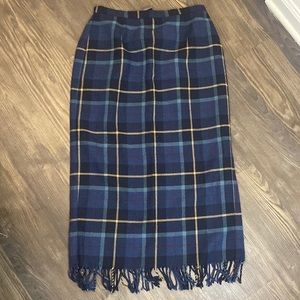 Plaid Skirt